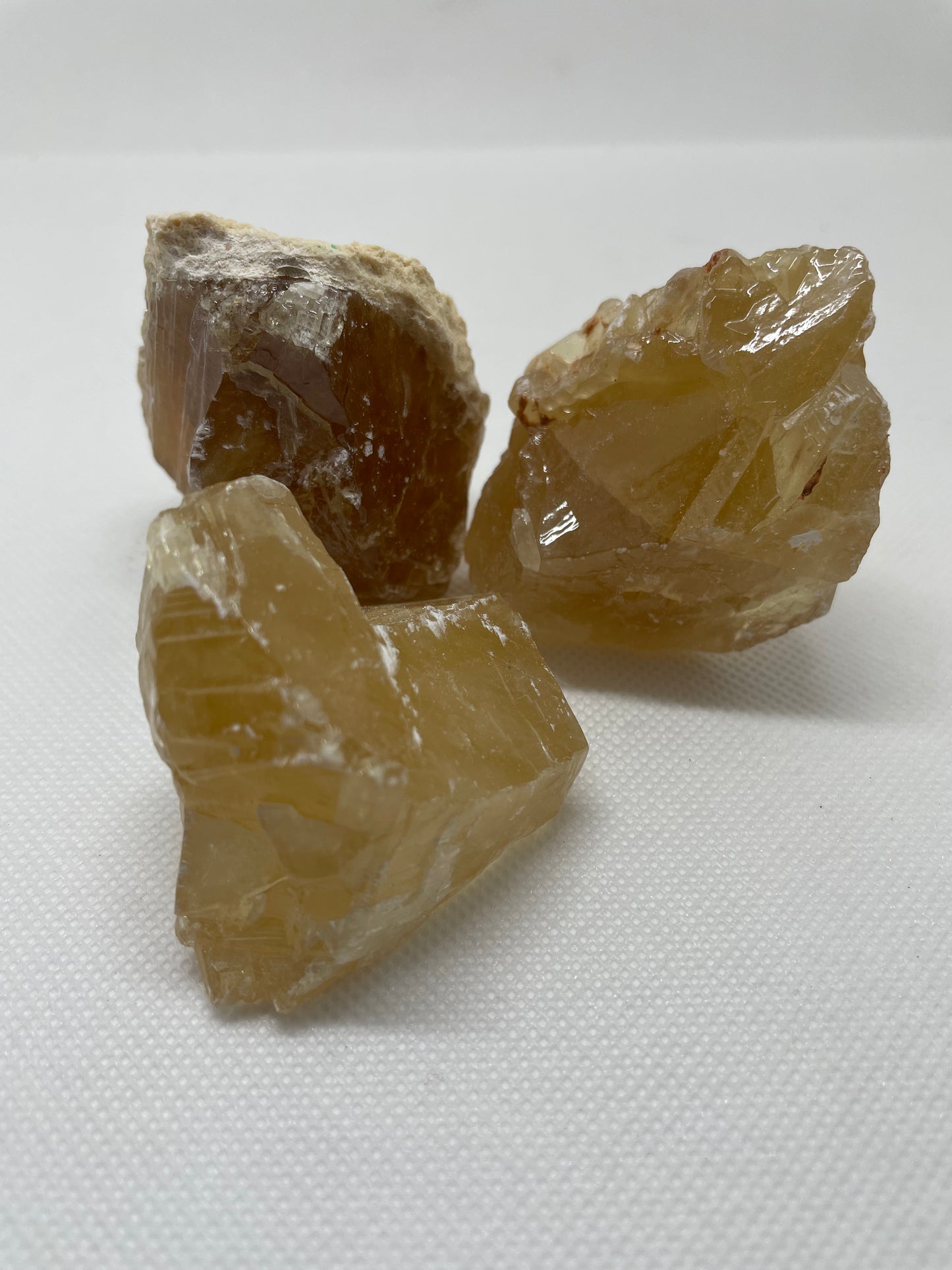 Amber Calcite