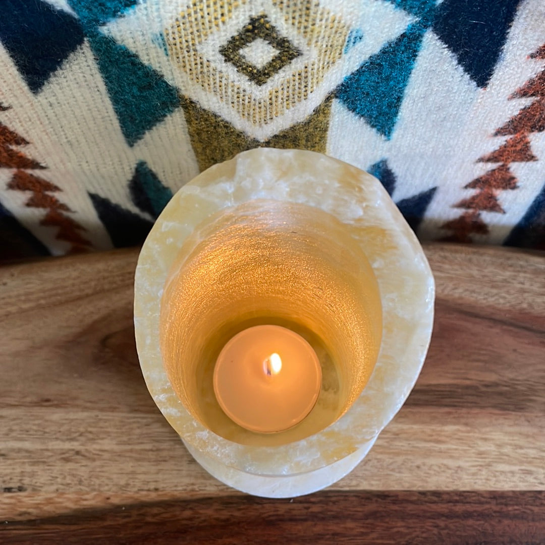 Honeycomb Candle Holder – Redwood Crystals