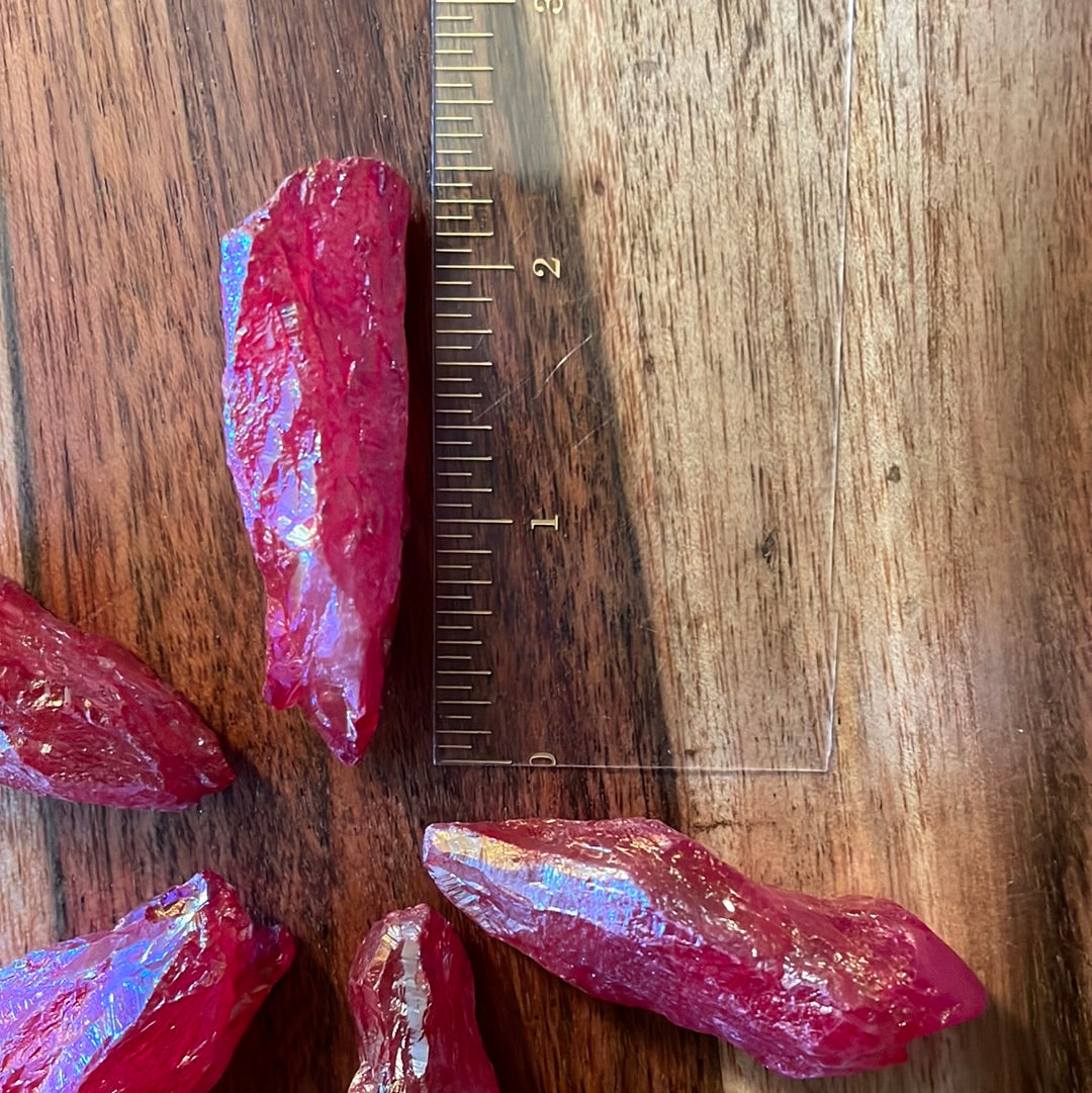 Red sales aura quartz